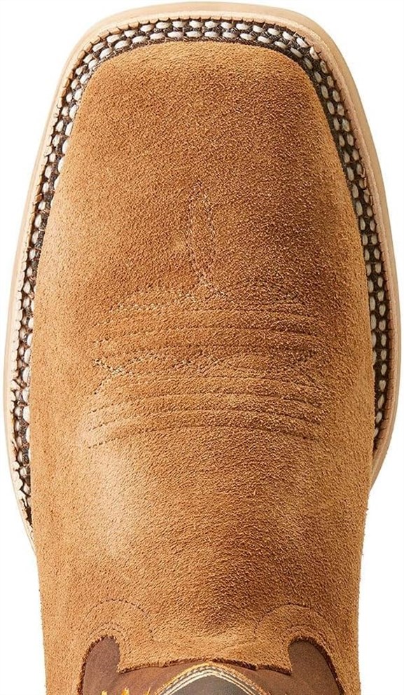 ARIAT Brushrider Western Suntan Roughout
