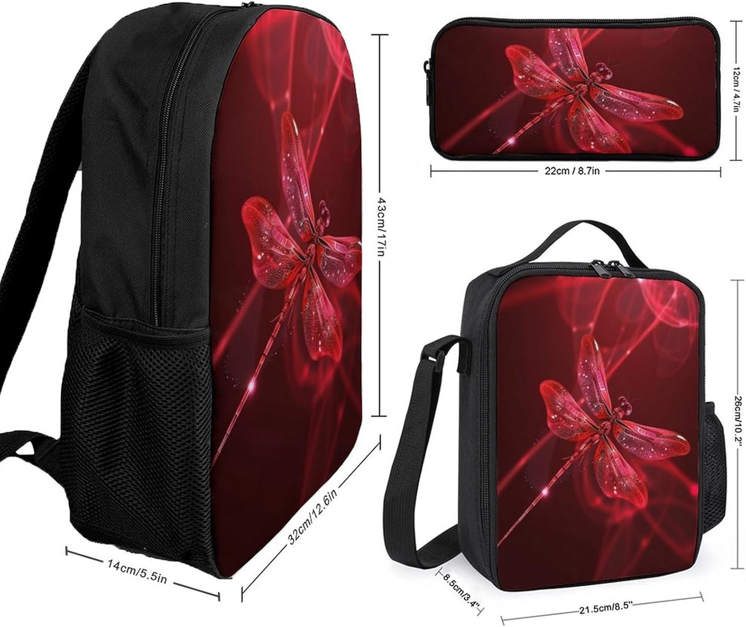 Backpack Lightweight Insulated Organizers Dragonfly