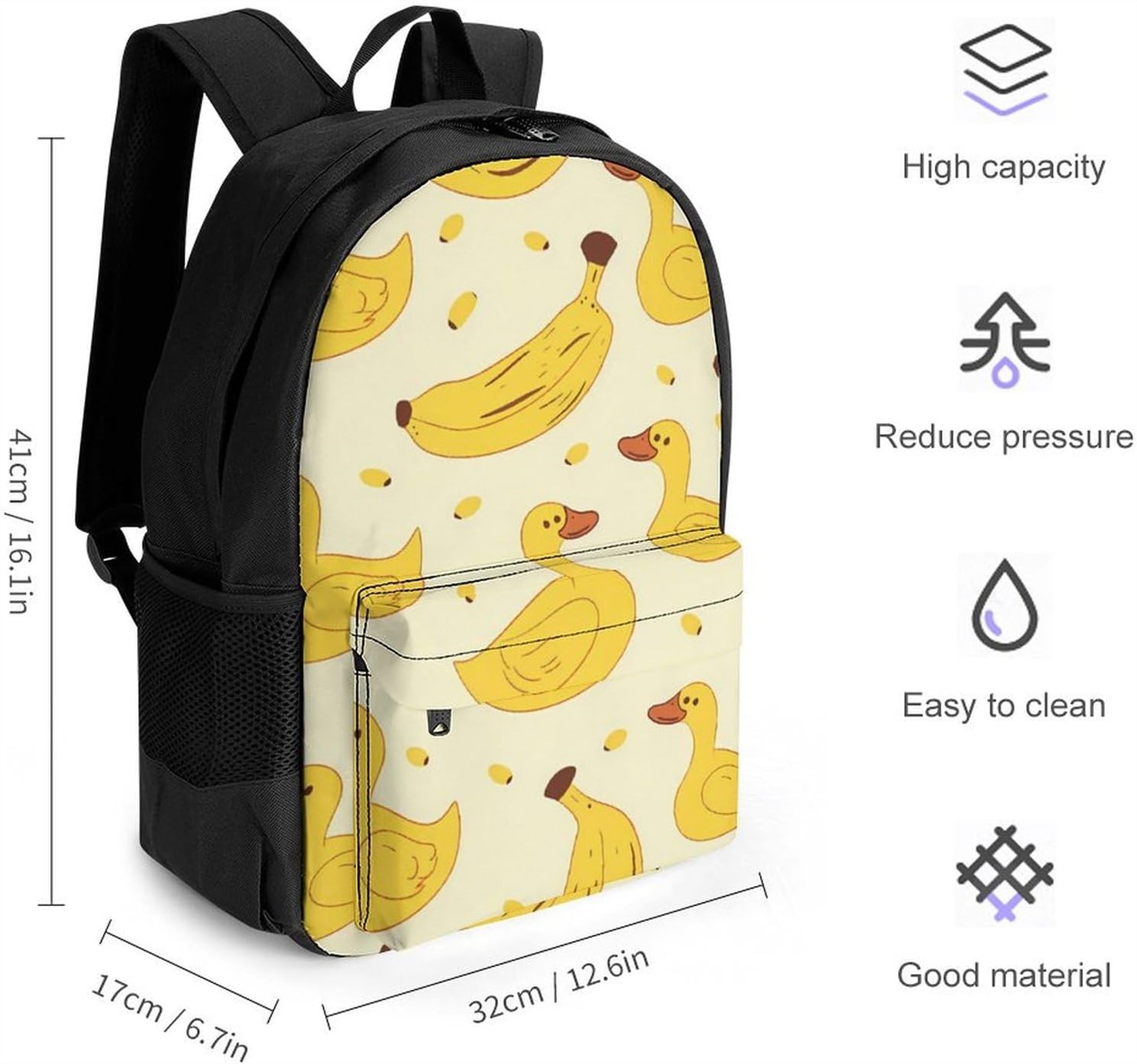 Bananas Shoulders Backpack Business Weekender