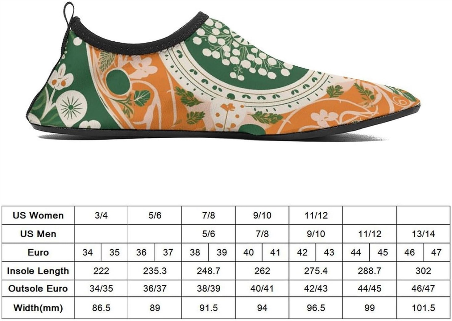 Barefoot Specially Designed Patterns 12women