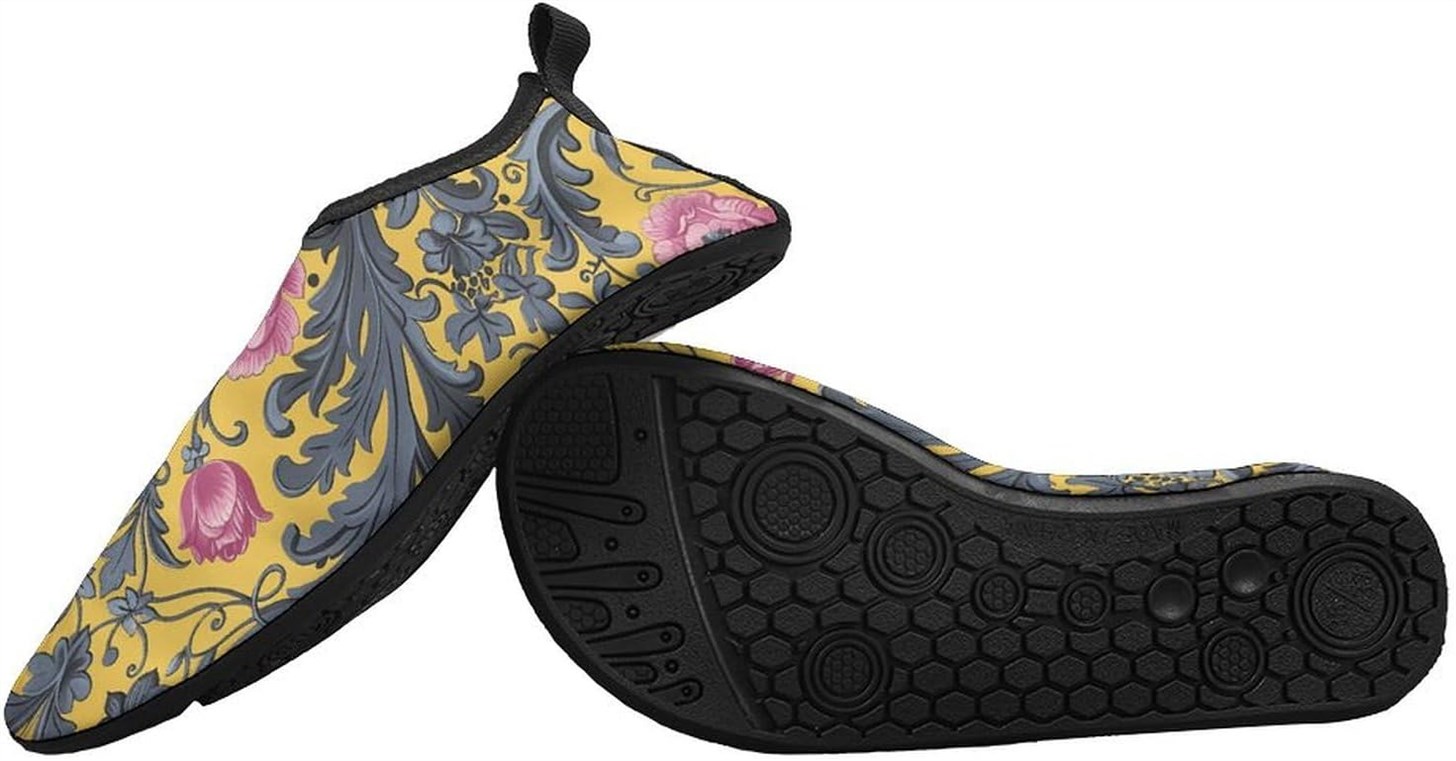 Barefoot Yellow Pattern Hiking 12women