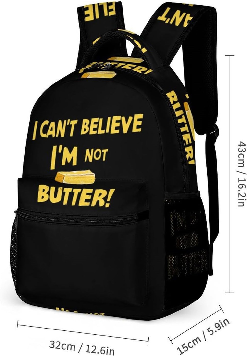 Believe Backpack Daypack Pockets Shopping