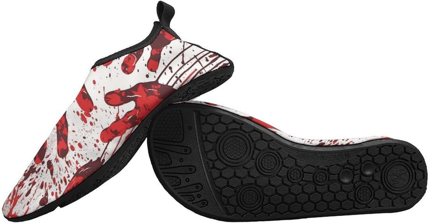 Bloody Handprints Water Barefoot Quick Dry