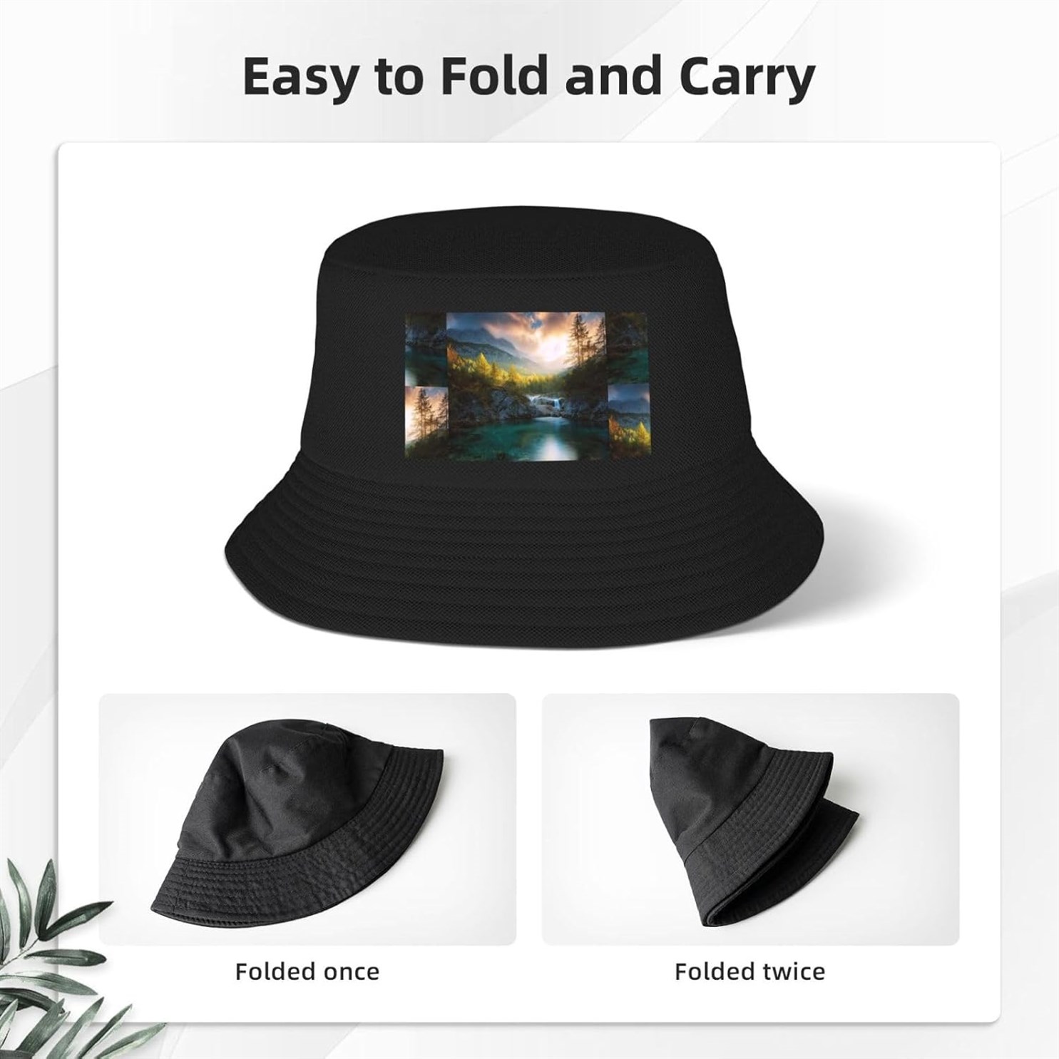 Boonie Fishing Nature Landscape Bucket