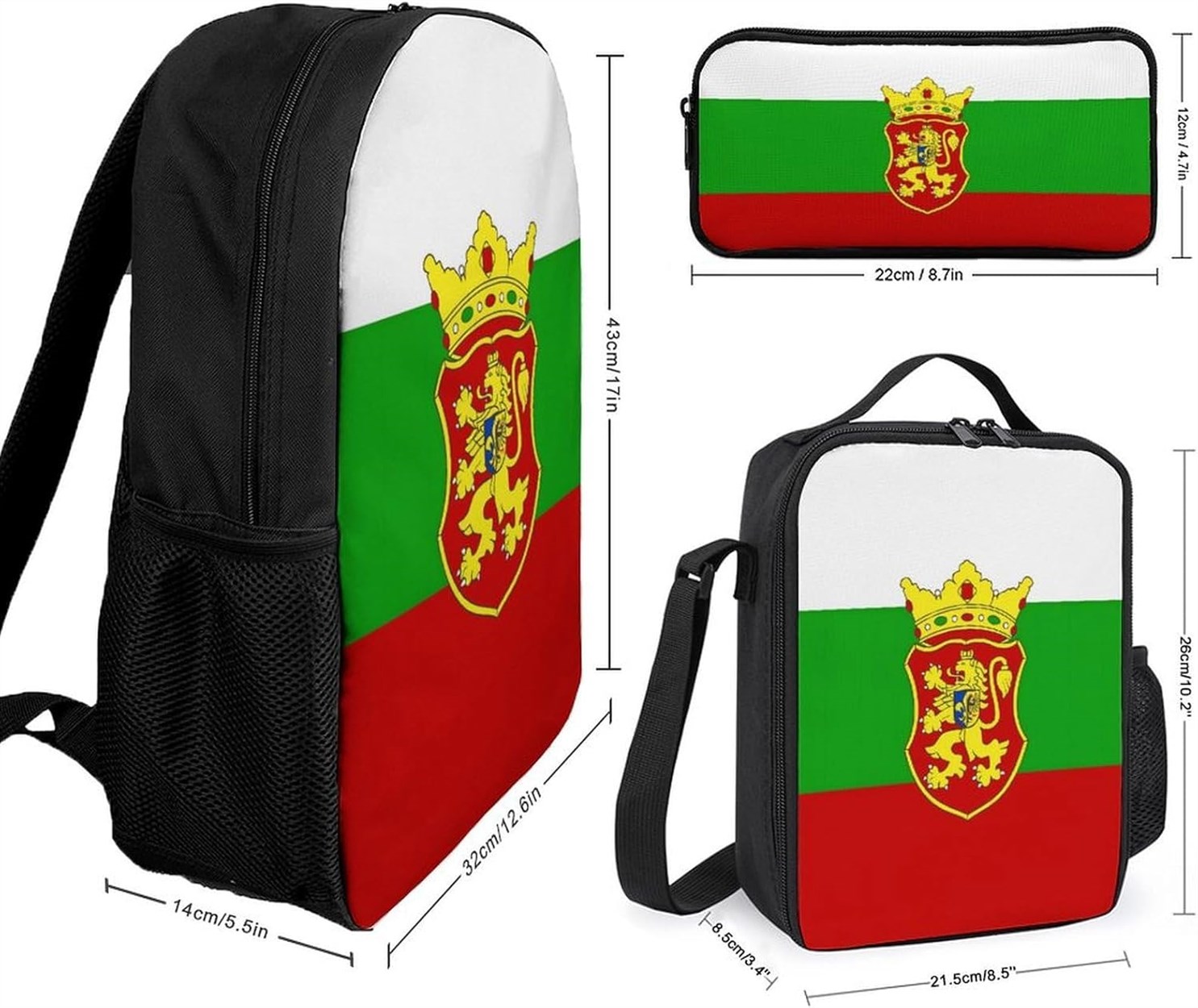 Bulgarian Backpack Pencil Casual Daypack