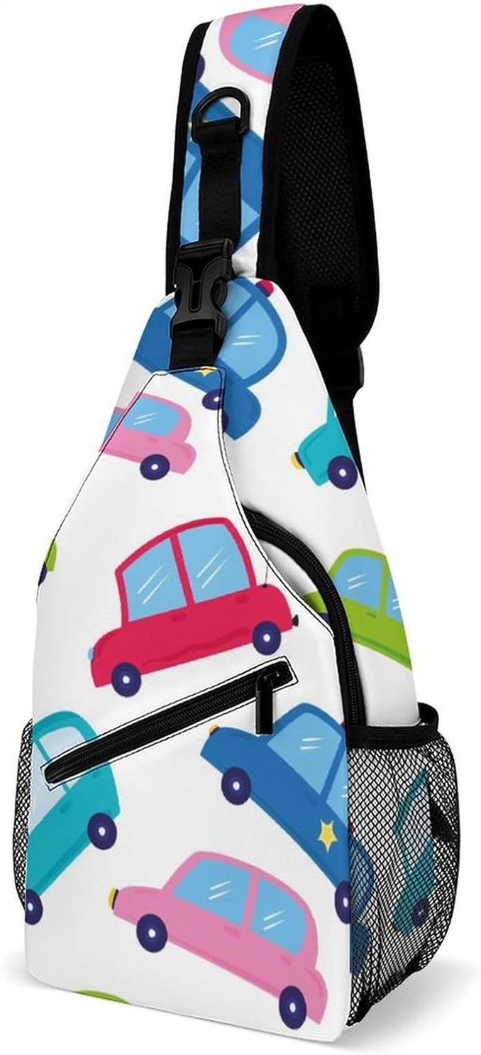 Cartoon Printed Crossbody Backpack Adjustable - Honest Review
