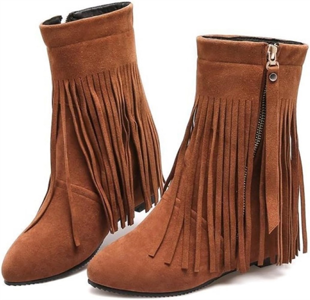 Cowboy Fringe Studded Buckle Booties – Review Cowboy Fringe Studded Buckle Booties – Review