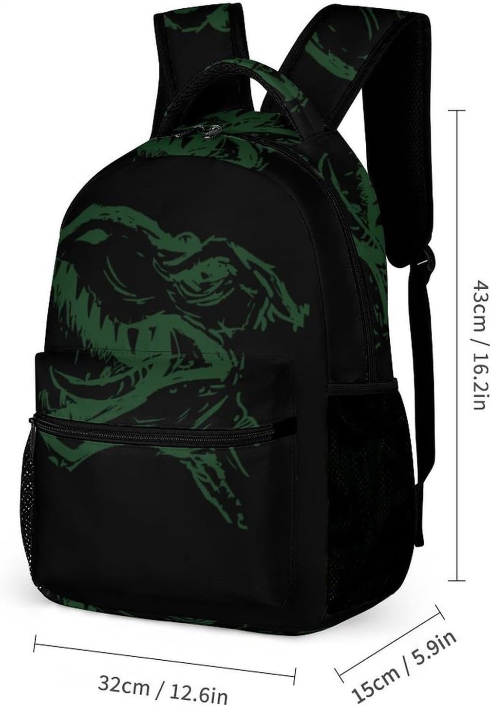 Dinosaur Backpack Daypack Pockets Shopping