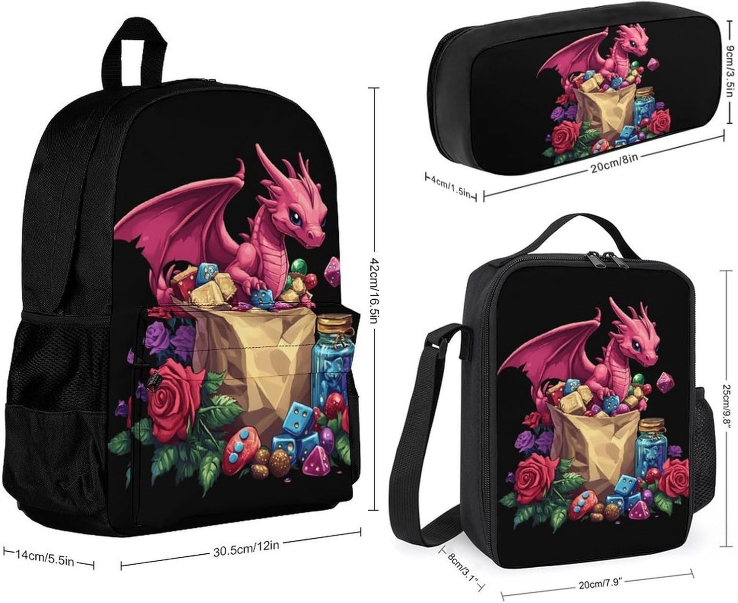 Dragon Backpack Insulated Shoulder Daypack