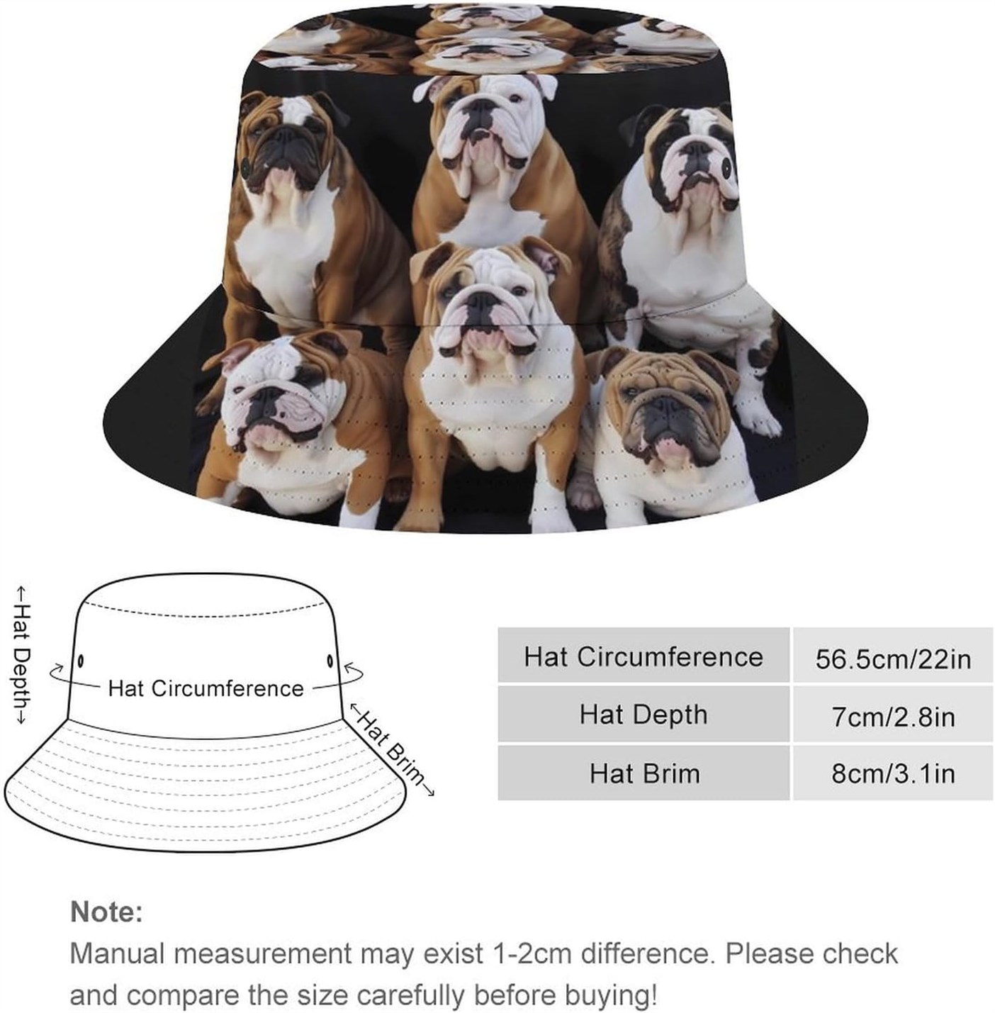 English Bulldogs Protection Fishing Fisherman