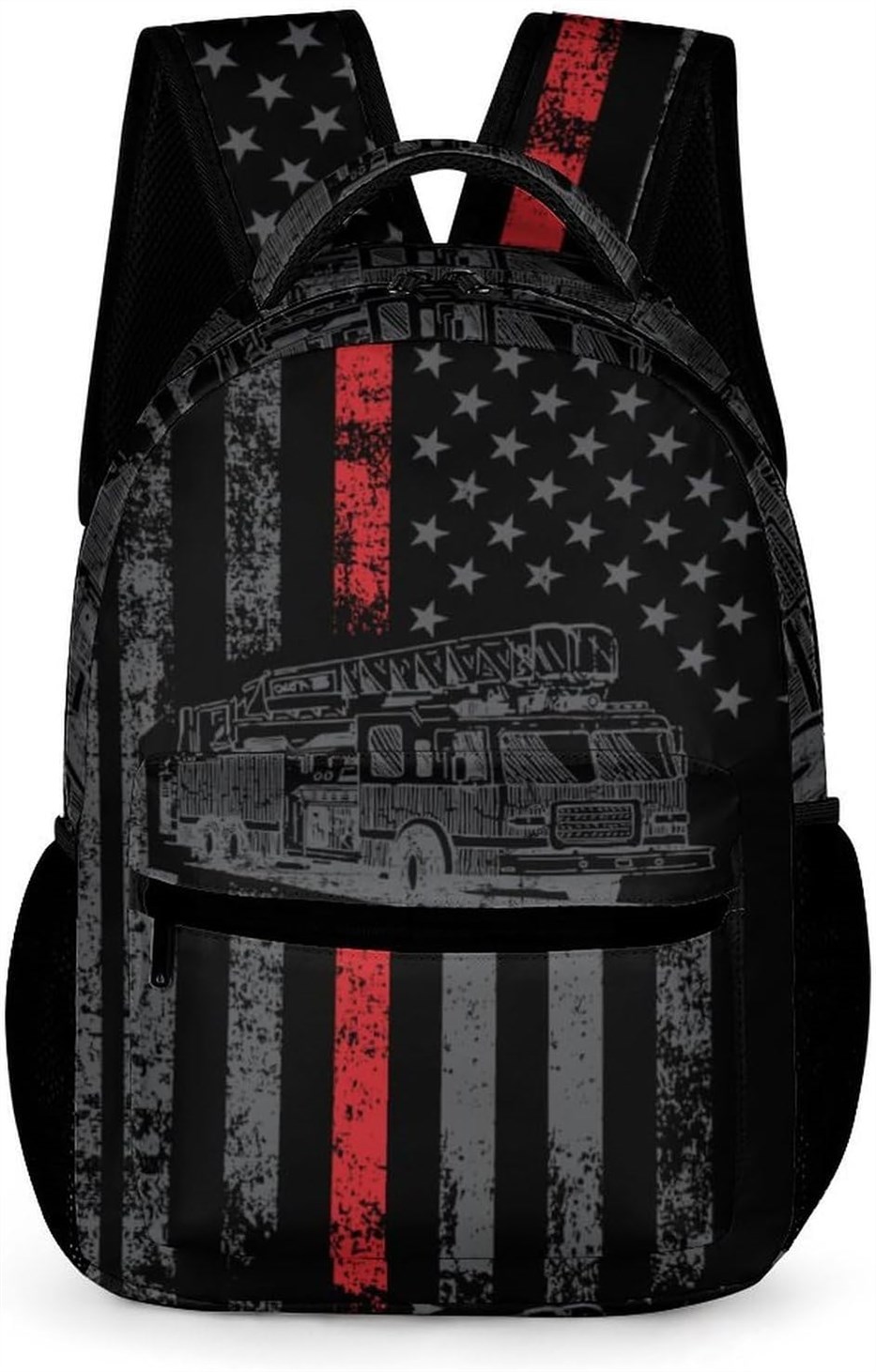Firefighter Backpack Daypack Pockets Shopping - Review