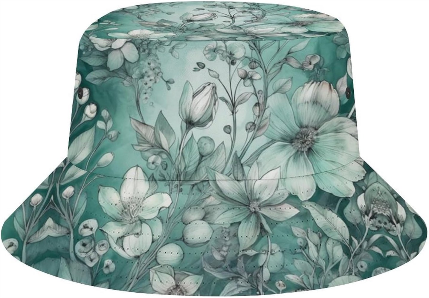 Blooming Lovely: My Take on the Mint Green Floral Bucket Hat