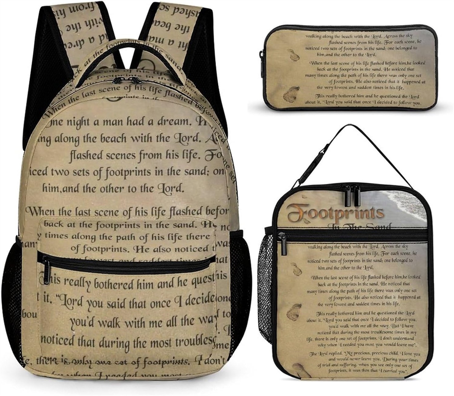 HYDJLXA FootprintsinThe Backpack Portable Stationery - Review 2025