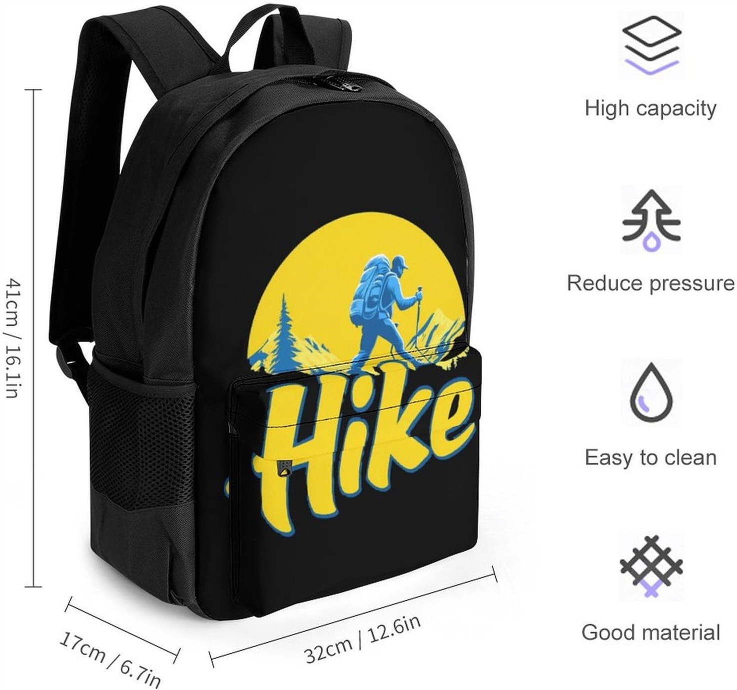 Hikers Backpack Fashion Graphic Daypack