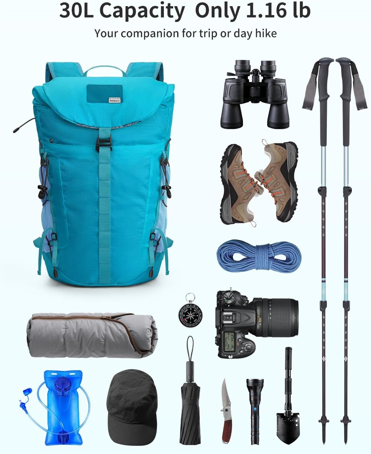 Hydration Backpack Bladder Hiking Bundle