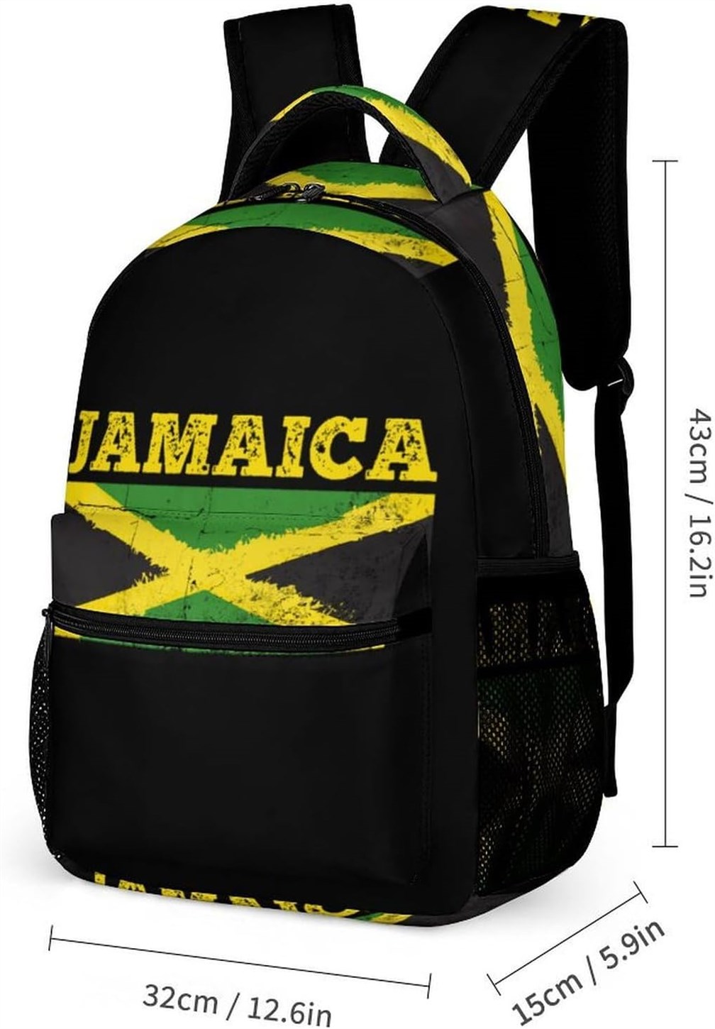 Jamaica Backpack Daypack Pockets Shopping