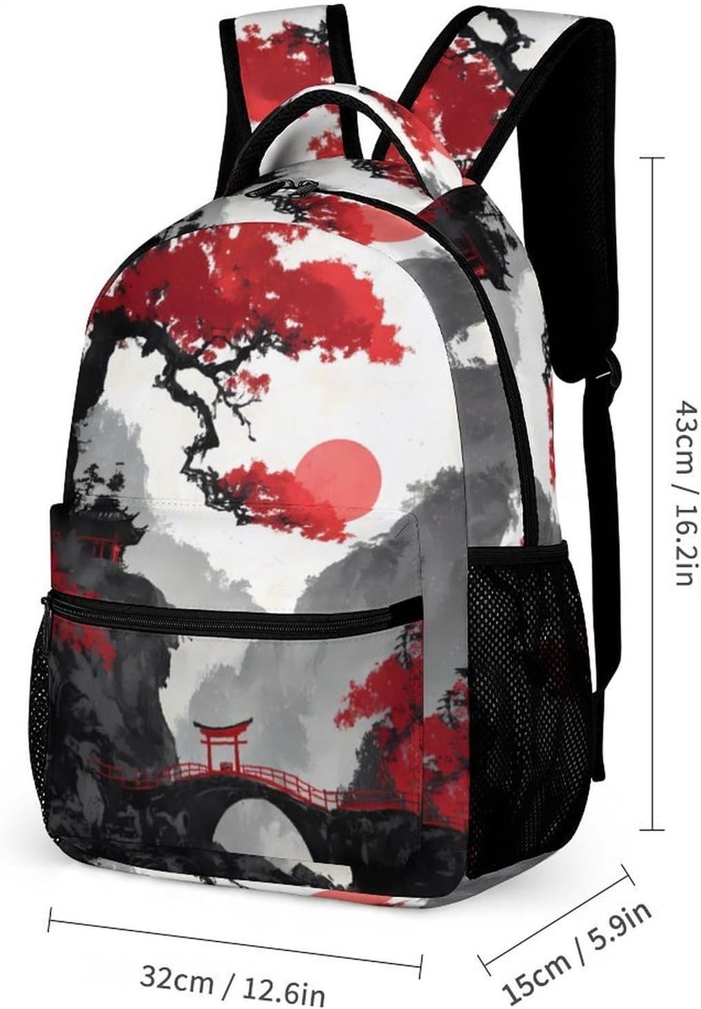 Japanese Landscape Architecture Backpacks Combination