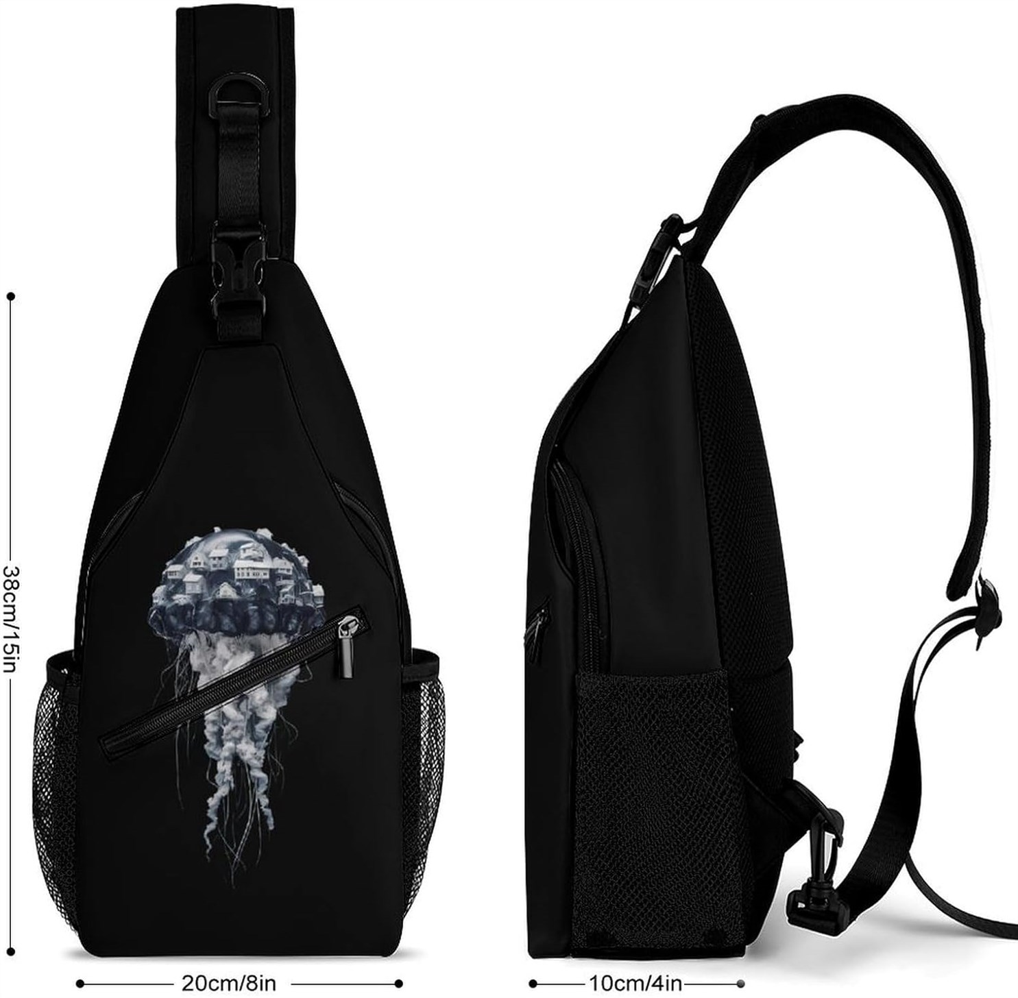 Jellyfish Backpack Shoulder Crossbody Adjustable