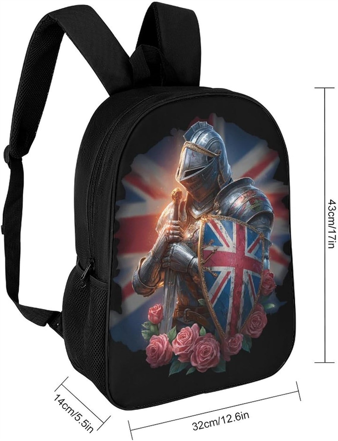 Knights British Backpack Daypacks Shoulders