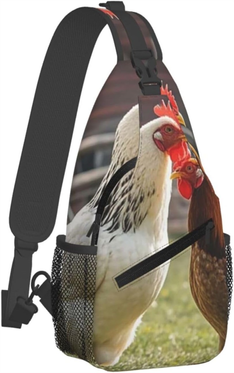 NBSKSDLK Chickens Backpack Crossbody Fashion