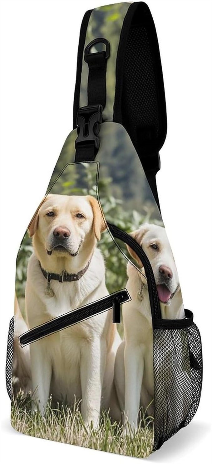 NCMDNWAUCK Labrador Retriever Sling Bag: Style Meets Function for the Urban Explorer NCMDNWAUCK Labrador Retriever Sling Bag: Style Meets Function for the Urban Explorer