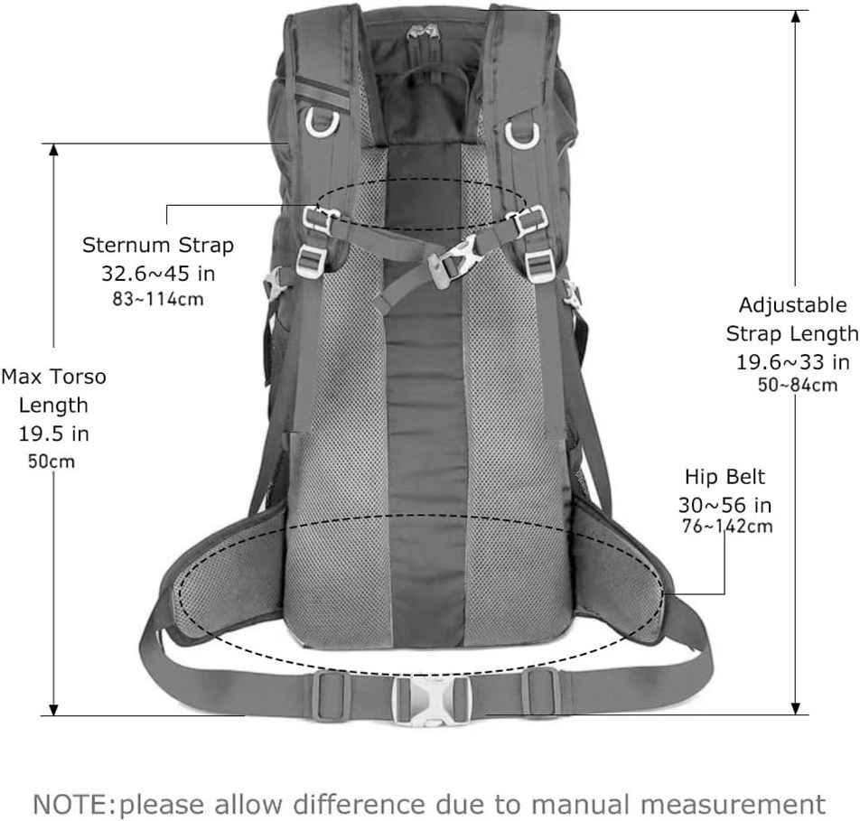 NSUQOA Backpack Multifunctional Mountaineering Rucksack