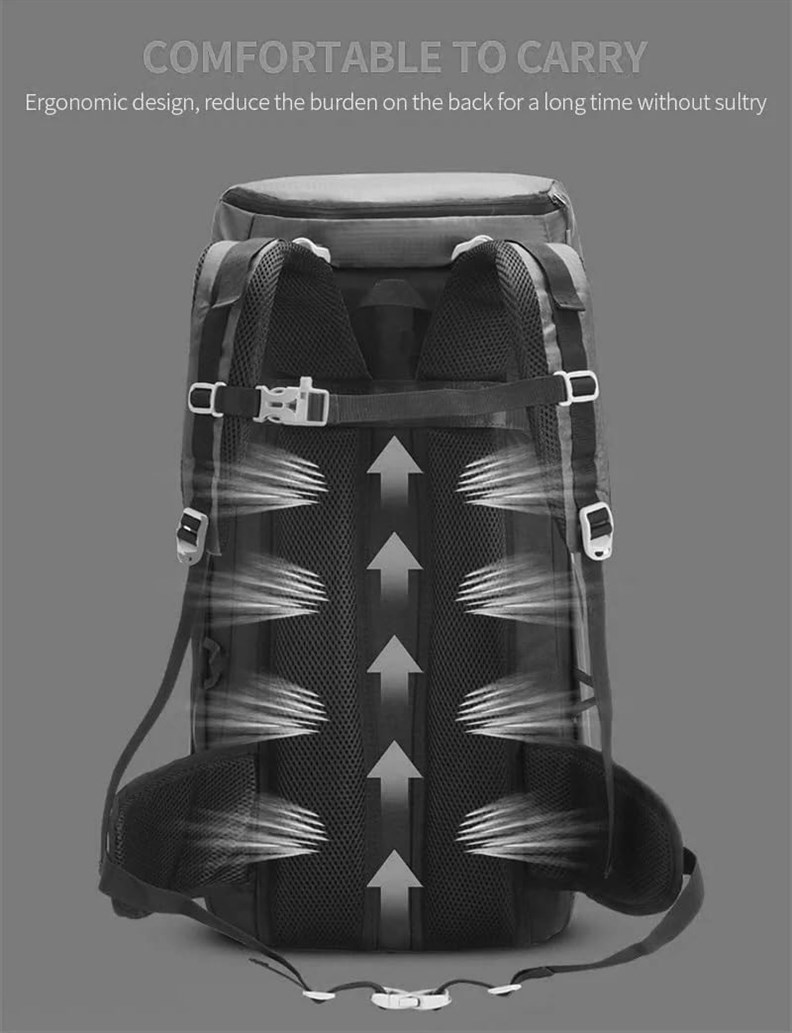 NSUQOA Mountaineering Backpack Waterproof Climbing