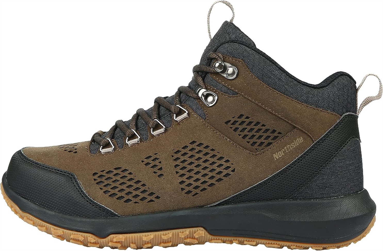Northside Mens Hiking Brown Black