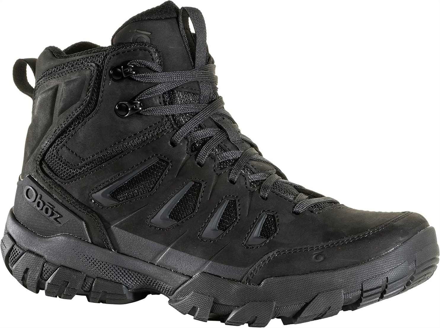 Oboz Mens Sawtooth Hiking Black
