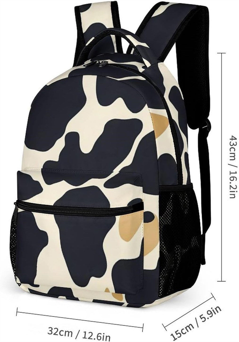 Pattern Backpack Casual Daypack Insulated