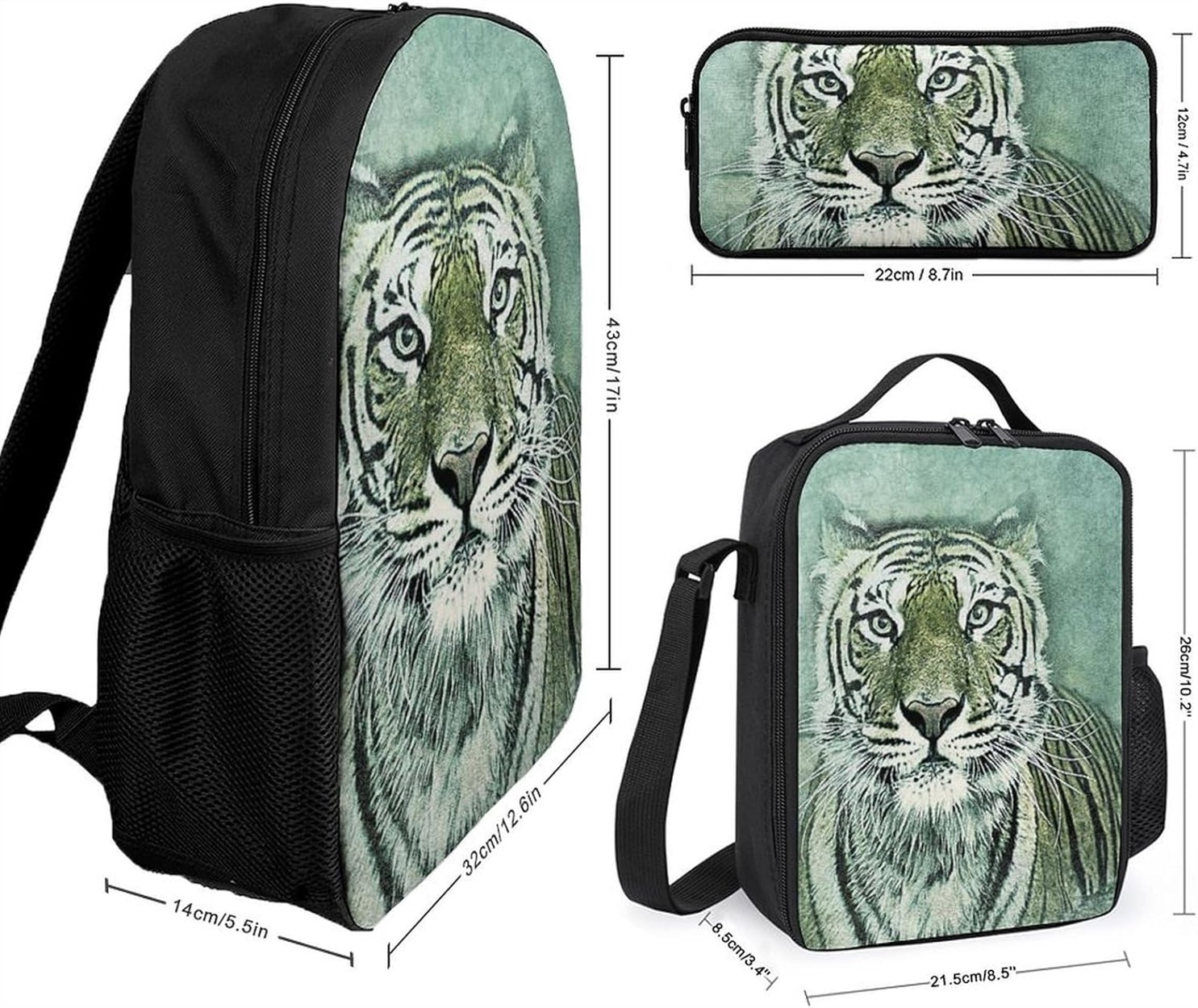 Pattern Classic Backpack Pencil Daypack