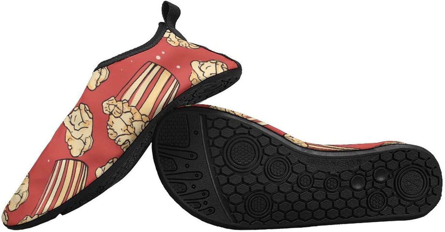 Popcorn Print Water Barefoot Quick Dry