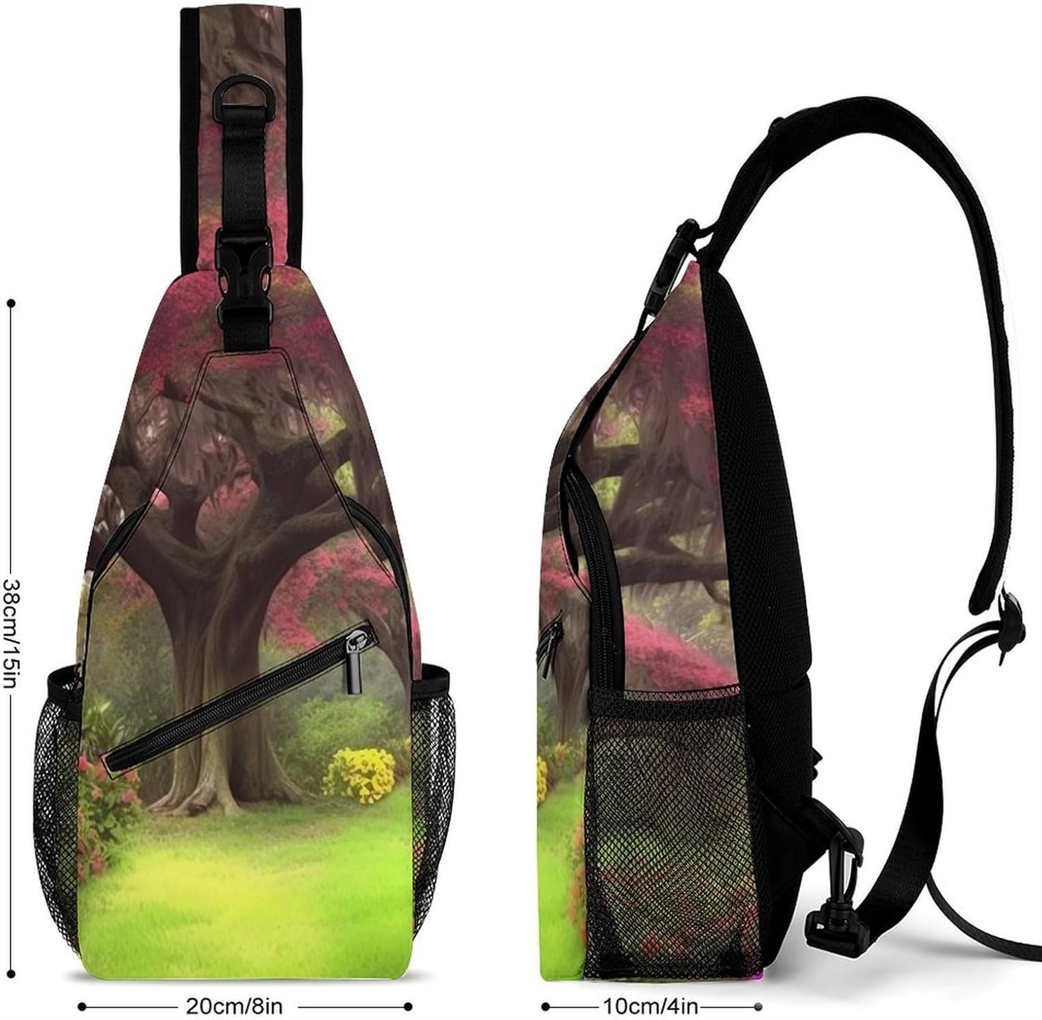 QVUEagriSJ Crossbody Backpack Garden Travel