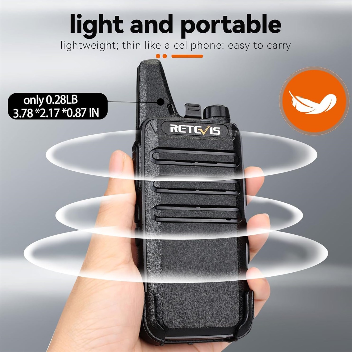Retevis Talkies Portable Charging Handsfree
