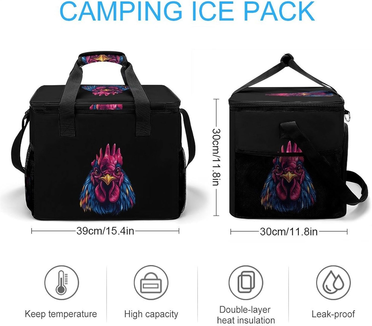Roosters Leakproof Camping Backpack Storage