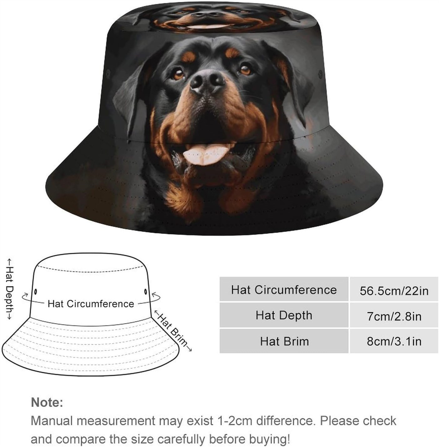Rottweiler Bucket Protection Fishing Fisherman