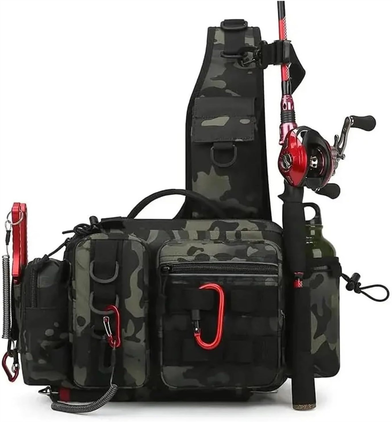 SOMKB Fishing Backpack Storage Shoulder