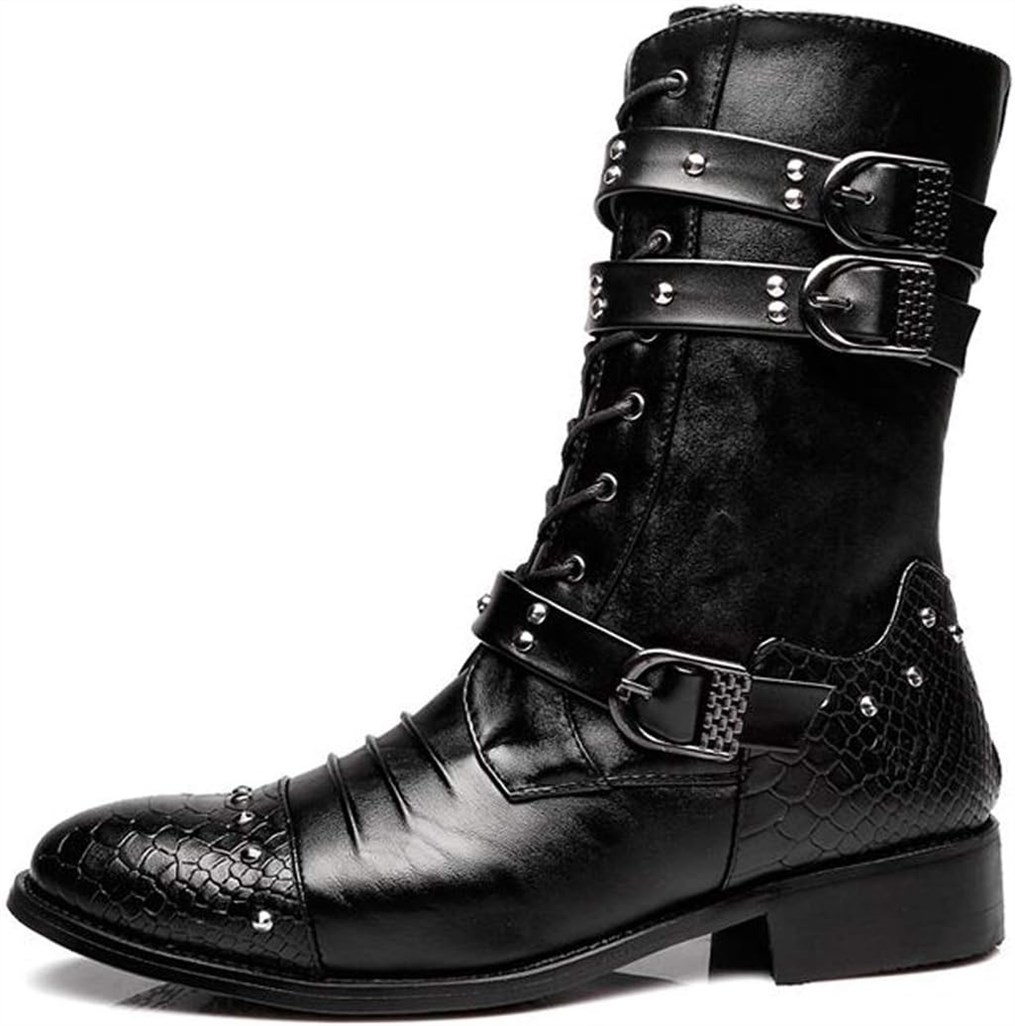 Santimon Studded Buckle Western Motorcycle