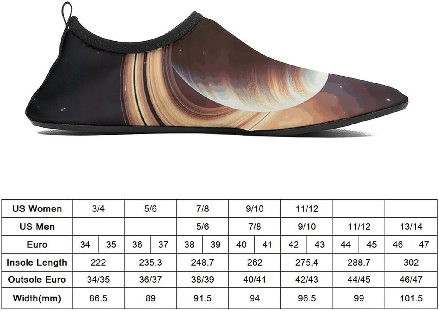 Saturn Planet Breathable Lightweight Athletic