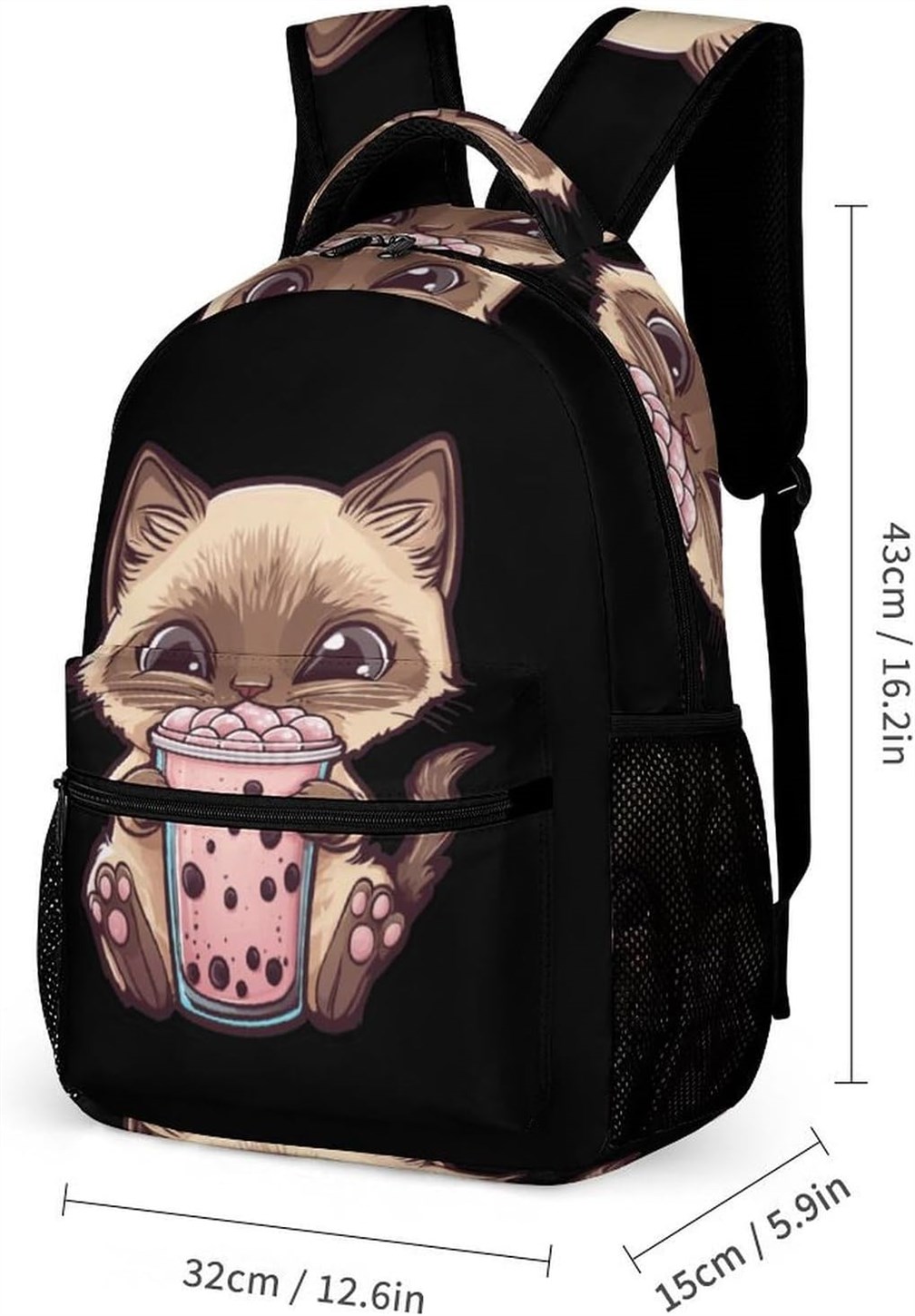 Siamese Drinking Backpack Travel Daypack