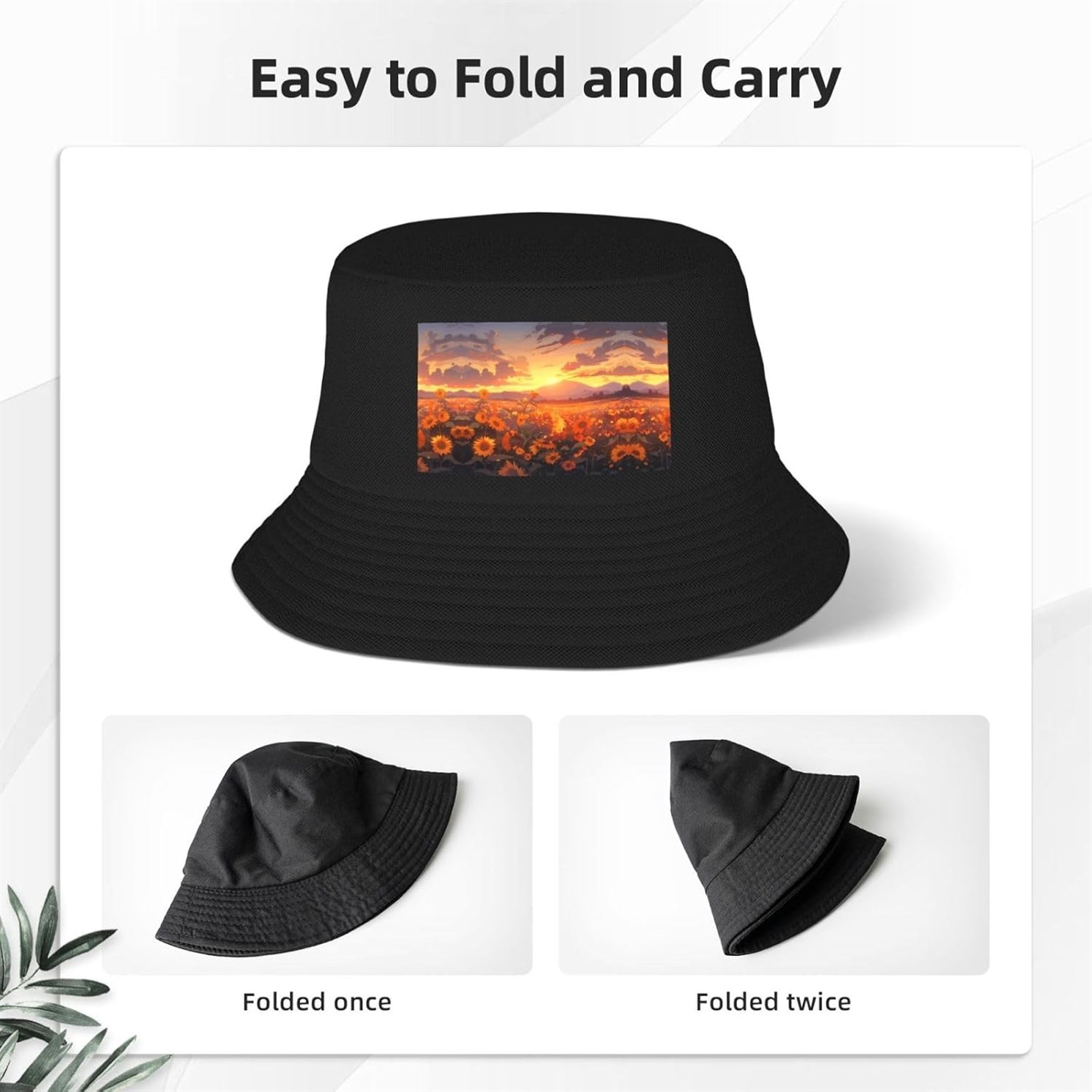 Sunflowers Double Layer Fishermans Fishing Suitable