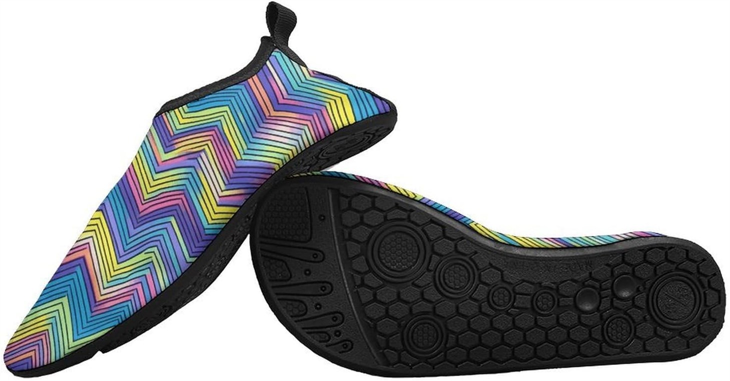 Water Barefoot Purple Yellow Hiking