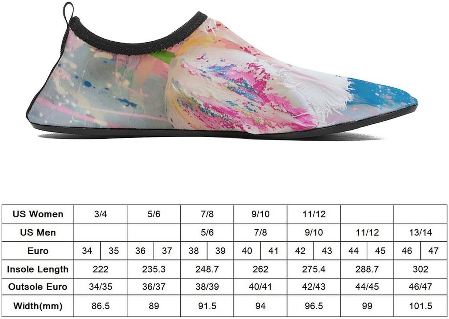 Water Shoes Quick Dry Fringed Flower