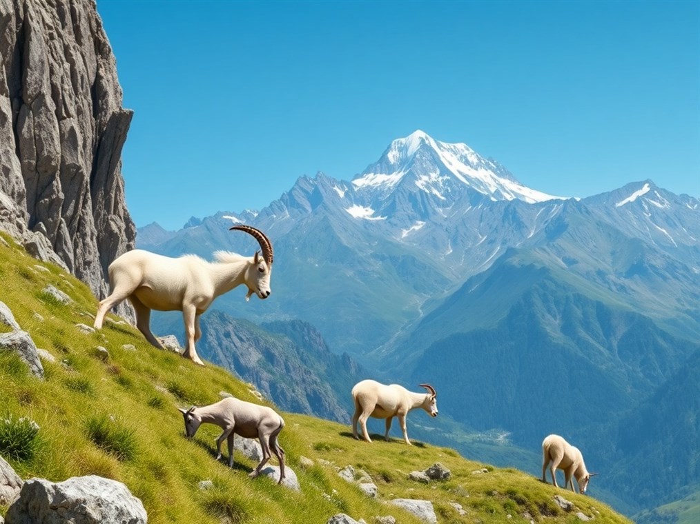 Mountain Goat vs. Mountain Sheep: Telling Them Apart in the Wild Mountain Goat vs. Mountain Sheep: Telling Them Apart in the Wild