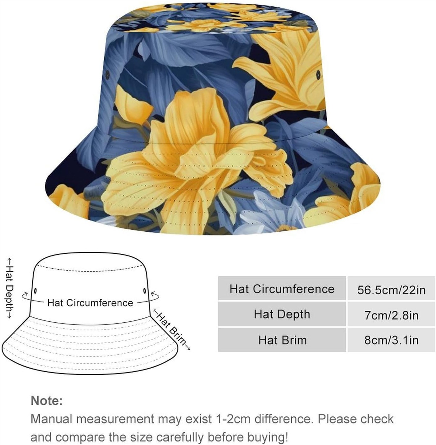 Yellow Floral Protection Fishing Fisherman