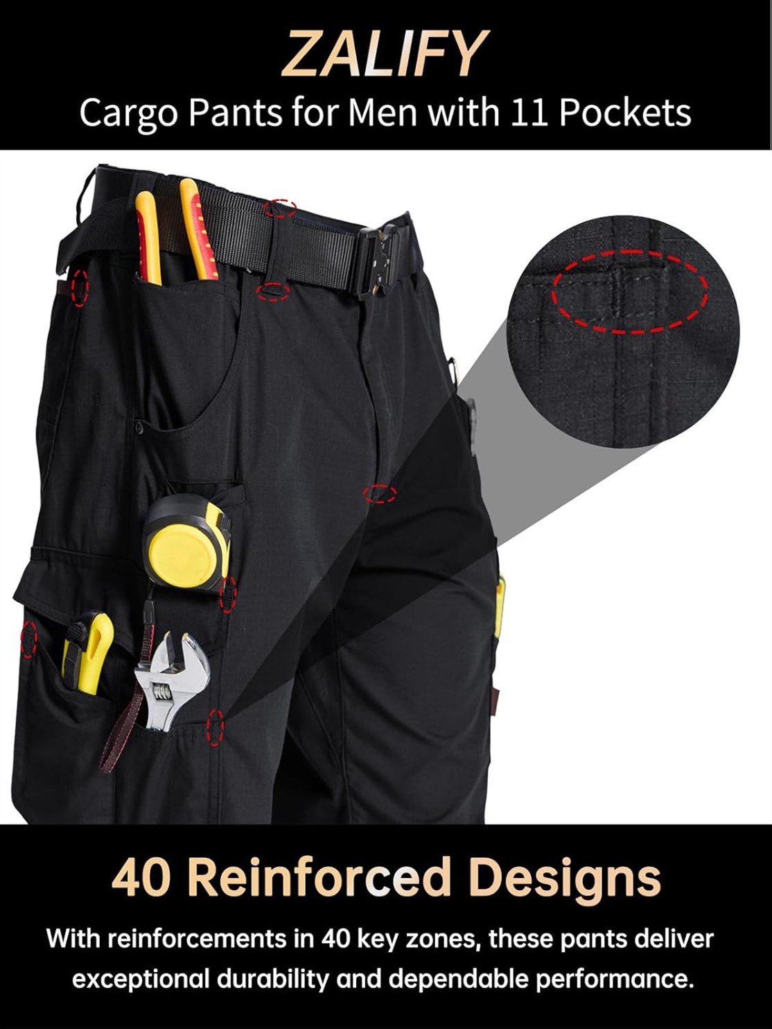 Zalify Tactical Construction Resistant Lightweight