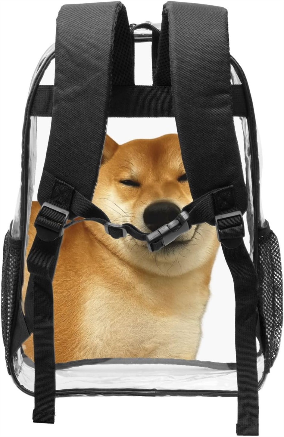 allgobee Transparent Backpack Shiba Hiking Daypacks